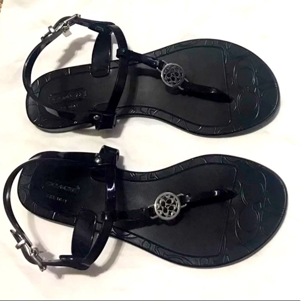Coach Jelly Flat Sandals, Size 5